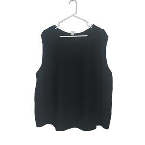 Women's Black Tank Size 2X